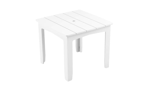 Ledge Lounger Mainstay  36" Square Dining Table — White