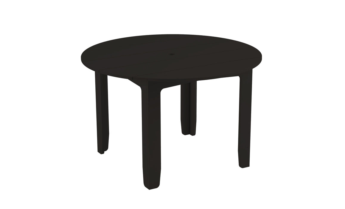 Ledge Lounger Mainstay 48" Round Dining Table — Black