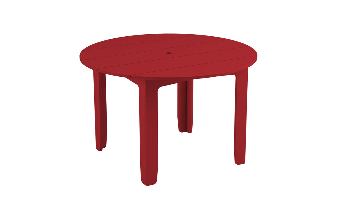 Ledge Lounger Mainstay 48" Round Dining Table — Red