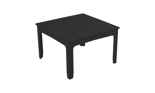 Ledge Lounger Mainstay 48" Square Dining Table — Black