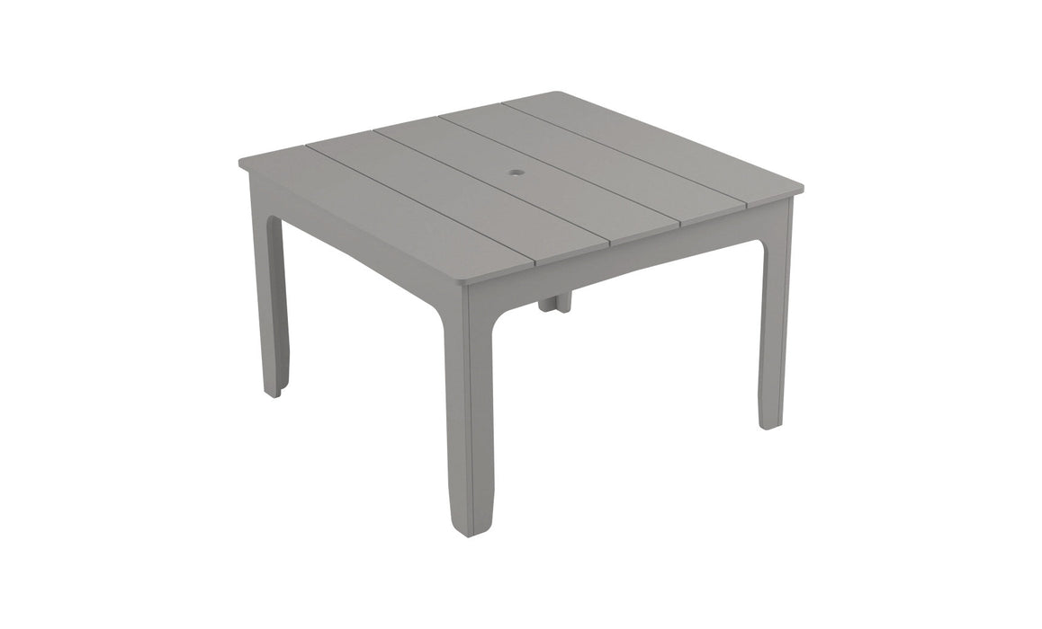 Ledge Lounger Mainstay 48" Square Dining Table — Gray