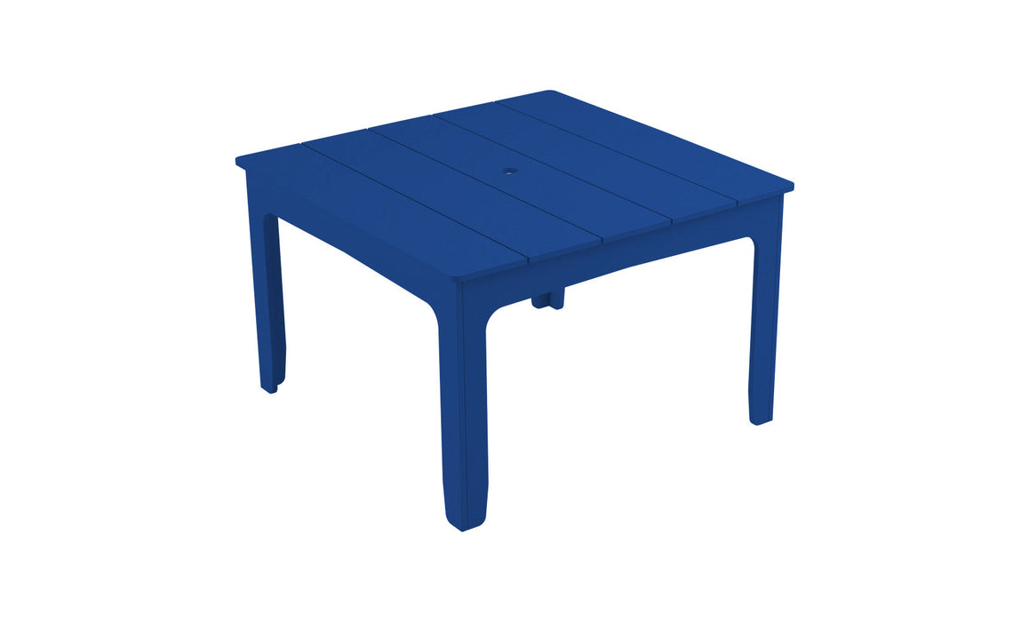 Ledge Lounger Mainstay 48" Square Dining Table — Navy