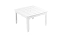 Ledge Lounger Mainstay 48" Square Dining Table — White