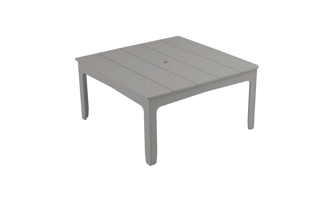 Ledge Lounger Mainstay  60" Square Dining Table — Gray