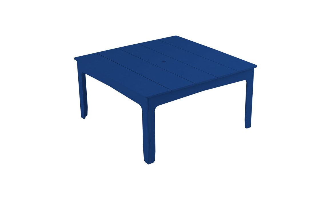 Ledge Lounger Mainstay  60" Square Dining Table — Navy