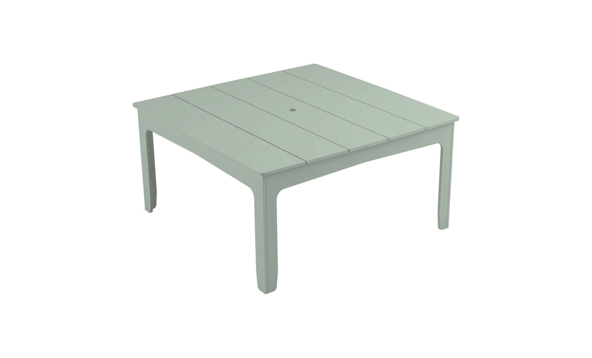 Ledge Lounger Mainstay  60" Square Dining Table — Sage Green