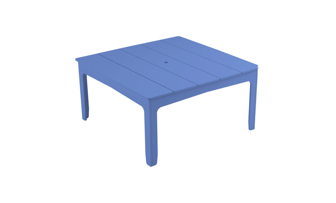 Ledge Lounger Mainstay  60" Square Dining Table — Sky Blue