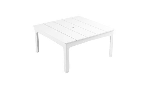 Ledge Lounger Mainstay  60" Square Dining Table — White
