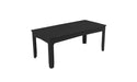 Ledge Lounger Mainstay 75" Rectangular Dining Table — Black