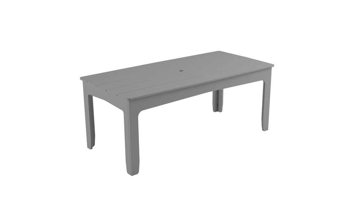Ledge Lounger Mainstay 75" Rectangular Dining Table — Grey