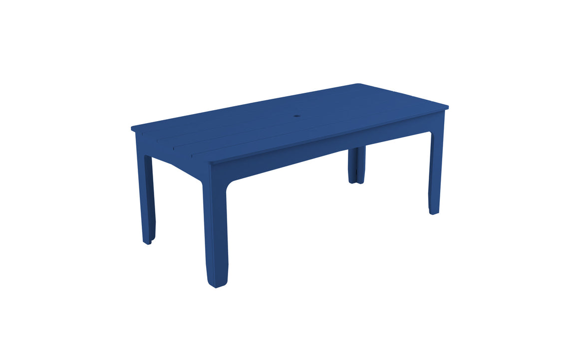 Ledge Lounger Mainstay 75" Rectangular Dining Table — Navy