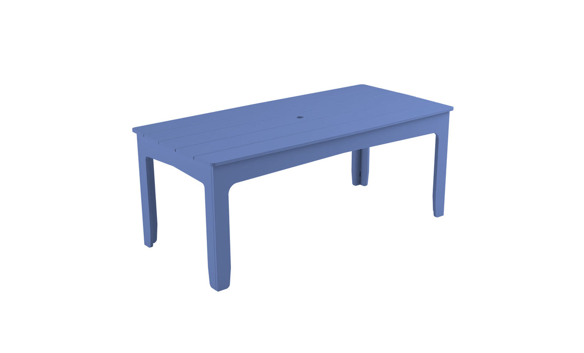 Ledge Lounger Mainstay 75" Rectangular Dining Table — Sky Blue