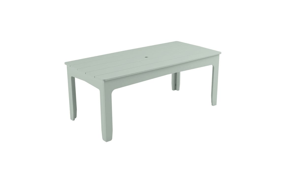Ledge Lounger Mainstay 75" Rectangular Dining Table — Sage Green