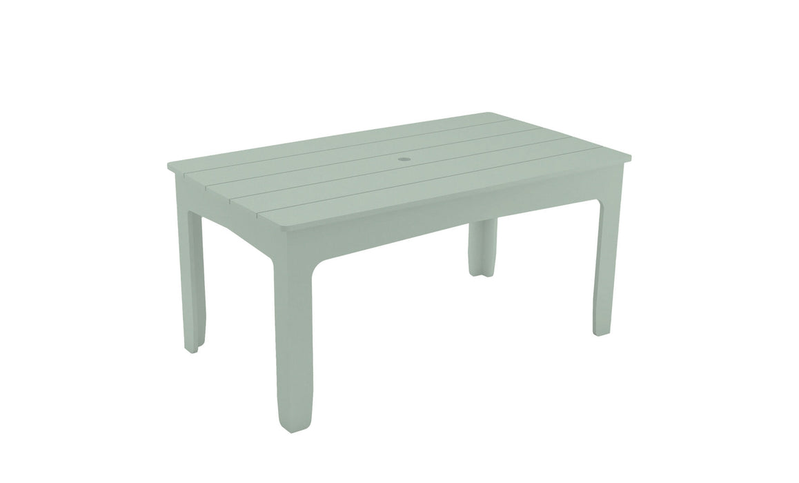 Ledge Lounger Mainstay 63" Rectangular Dining Table — Sage Green