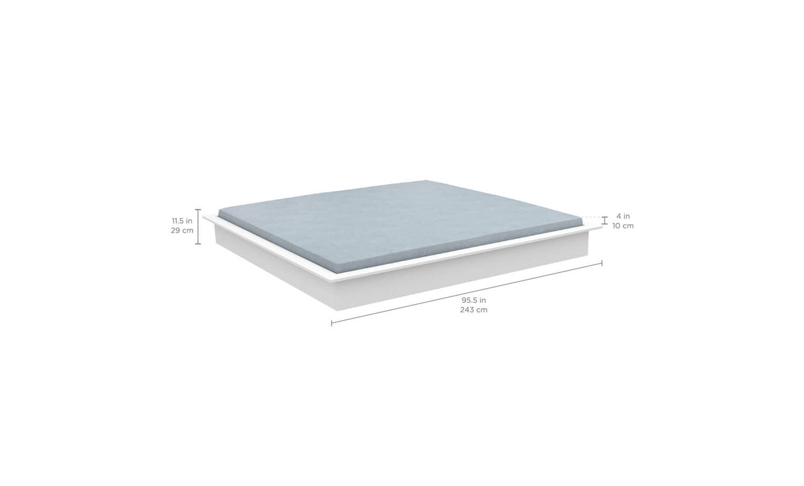 Ledge Lounger Echo Sunbed Flat Cushion — view 7