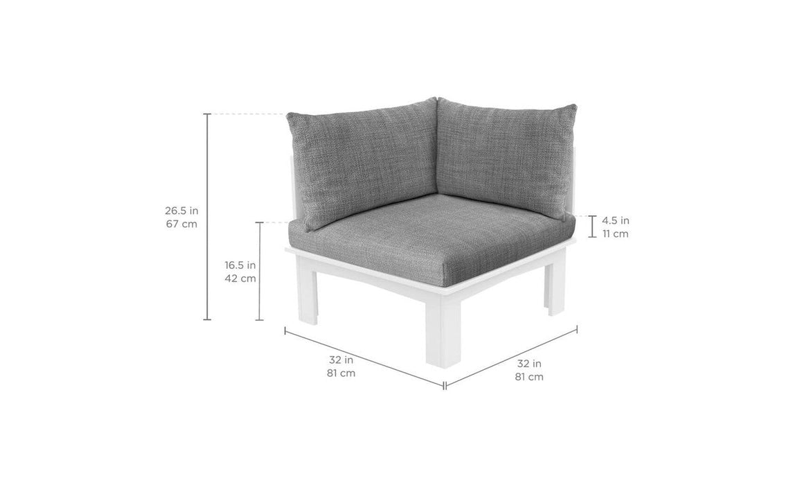 Ledge Lounger Mainstay Sectional Relaxed Left Corner — view 11