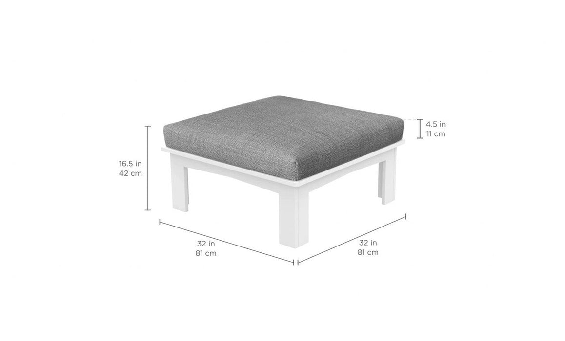 Ledge Lounger Mainstay Sectional Relaxed Ottoman — view 4