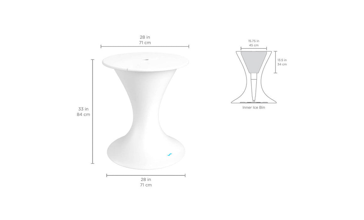 Ledge Lounger Autograph Umbrella Stand Ice Bin — view 9