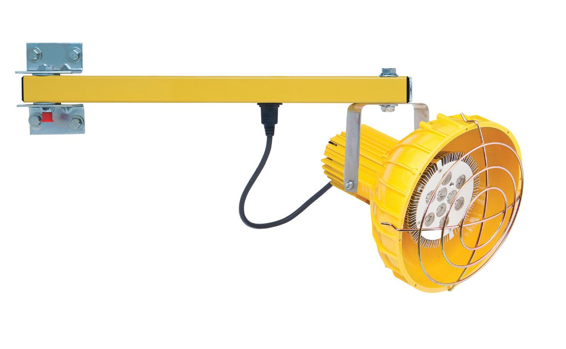 Vestil LL-S-24-LED-15W Steel LED Single Strut Loading Dock Light 24 in. Length Yellow