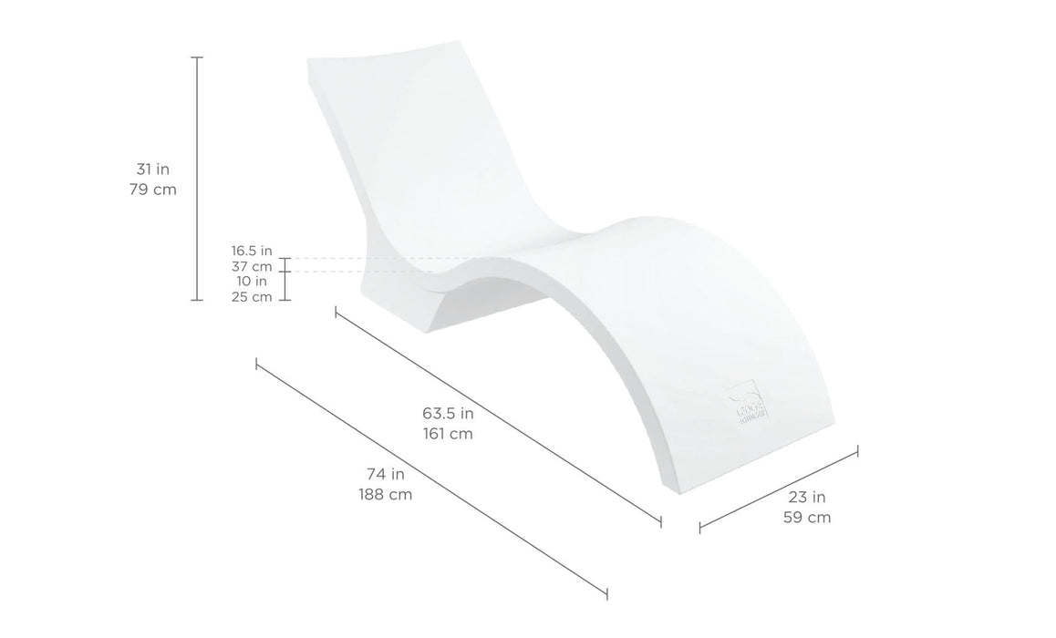Ledge Lounger Signature Chaise Deep — view 9