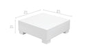 Ledge Lounger Signature Sectional Endcap/Square Coffee Table — view 8