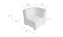 Ledge Lounger Signature Sectional Corner — view 9