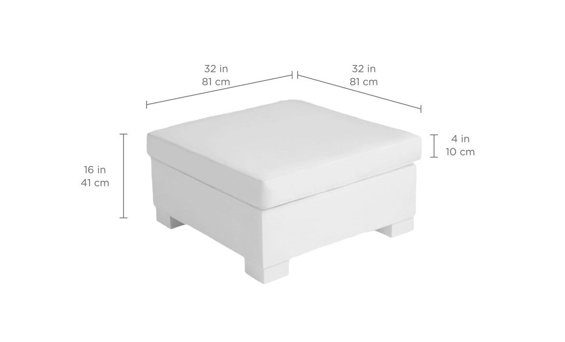Ledge Lounger Signature Sectional Ottoman — view 6