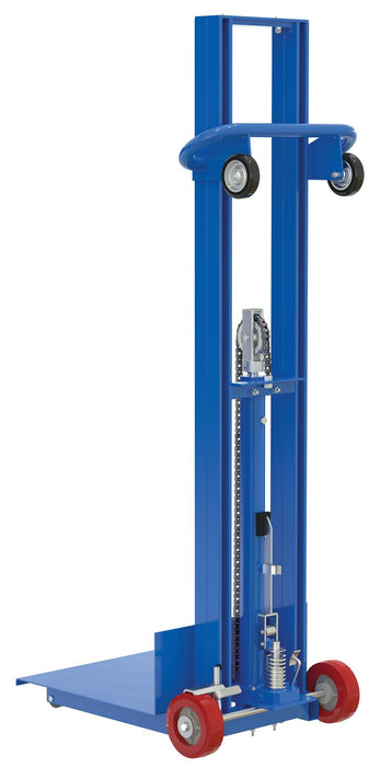 Vestil LLH-202053-FWWL Steel Lite Load Lift With Foot Pump, Fixed Wheels and Wheel Lock 20 in. x 20 in. Platform 400 lb. Capa