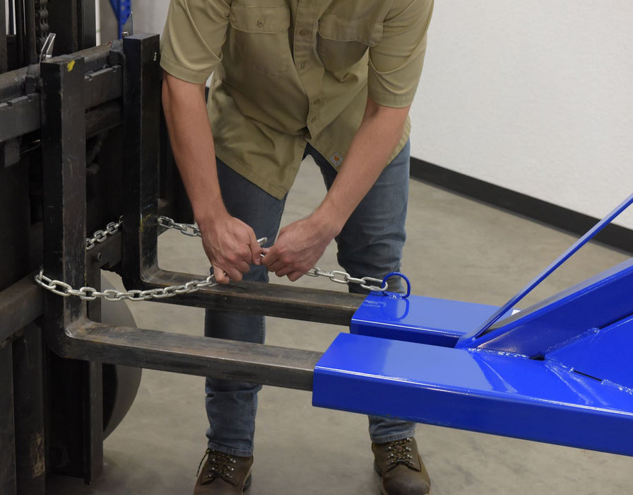 Vestil LLM-BBL-FP-1000 steel fork pocket bulk bag lifter - view 8