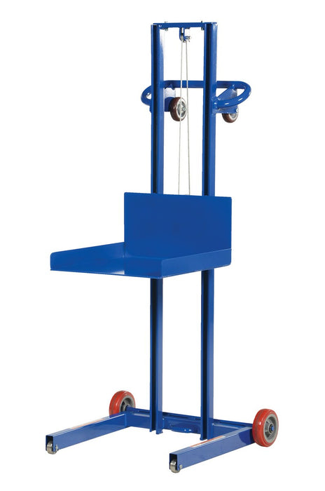 Vestil LLPW-500-FW steel low profile lite load lift with winch and - view 2