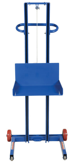 Vestil LLPW-500-FW steel low profile lite load lift with winch and - view 3