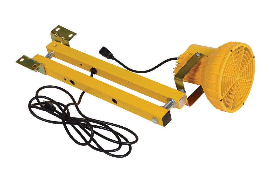 Vestil LLS-24 Steel Single Arm Sodium Dock Light 24 in. Length Yellow