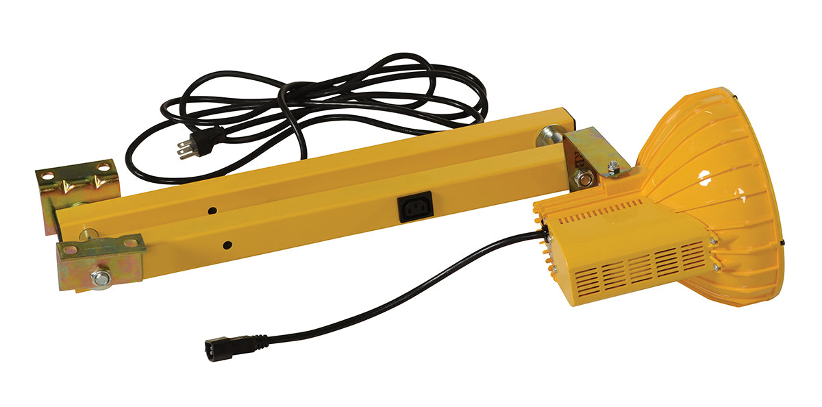 Vestil LLS-24 steel single arm sodium dock light - view 4