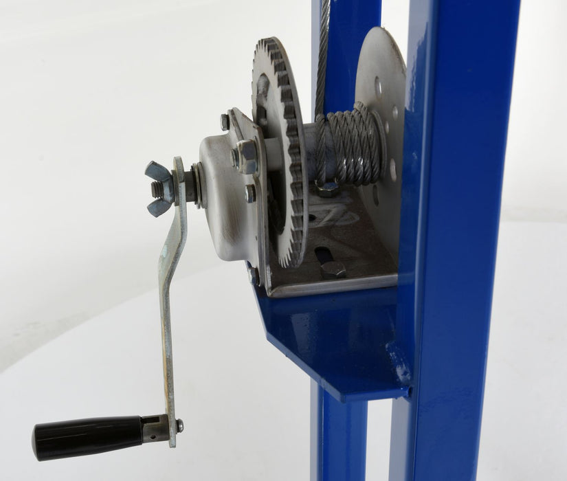 Vestil LLW-PAILD-100 steel variable height pail dispenser - view 5