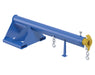 Vestil LM-1T-6-24 Steel Telescoping Lift Boom 24 in. Fork Pocket Center 6,000 lb. Capacity Blue and Yellow