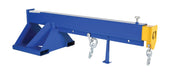Vestil LM-1T-8-24 Steel Telescoping Lift Boom 24 in. Fork Pocket Center 8,000 lb. Capacity Blue and Yellow
