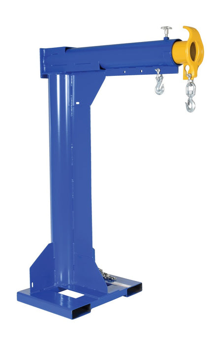 Vestil LM-HRT-6-36 Steel High Rise Telescoping Boom 36 in. Fork Pocket Center 6,000 lb. Capacity Blue