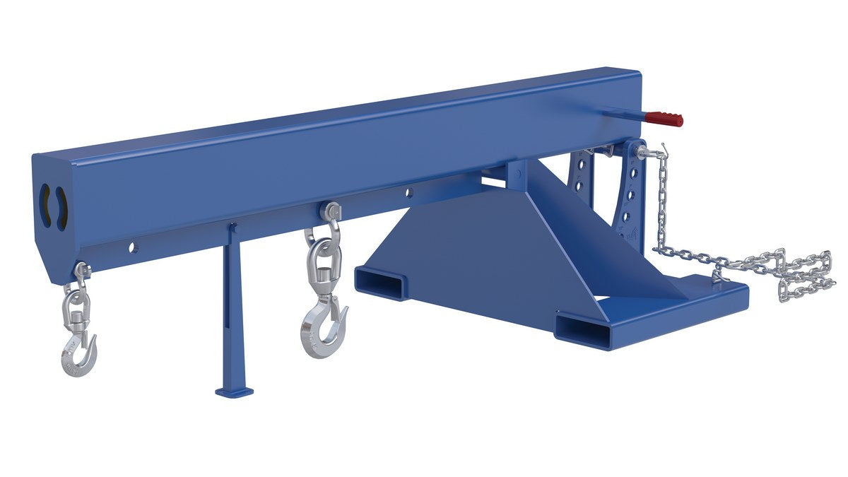 Vestil LM-OBNT-8-24 Steel Orbit Non Telescoping Lift Boom 24 in. Fork Pocket Center 8,000 lb. Capacity Blue
