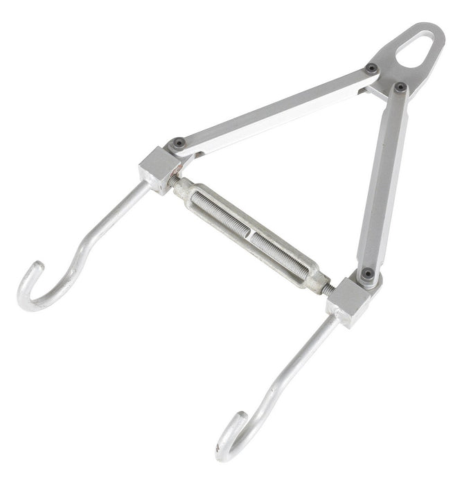 Vestil LMEC-DH steel double hook hoist attachment - view 2