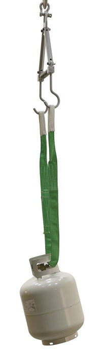 Vestil LMEC-DH steel double hook hoist attachment - view 7