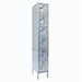 Vestil LOCK-1818-SS61 Stainless Steel Lockers 1 Column with 6 Rows 18 in. x 18 in. x 78 in. Silver