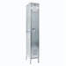 Vestil LOCK-1818-SSS1 Stainless Steel Lockers 1 Column with 1 Row 18 in. x 18 in. x 78 in. Silver