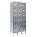 Vestil LOCK-3618-SS63 Stainless Steel Lockers 3 Columns with 6 Rows 36 in. x 18 in. x 78 in. Silver