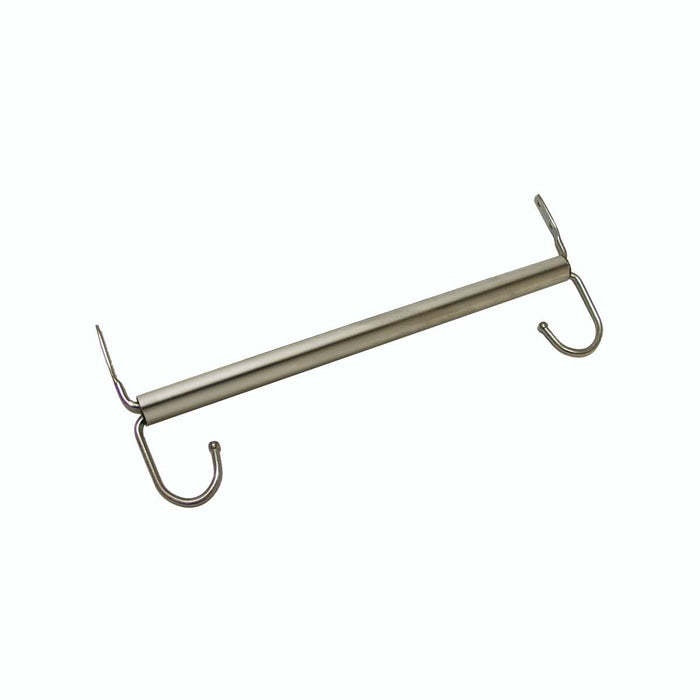 Vestil LOCK-CR-18 Galvanized Conduit Coat Rod 18 in. x 1/2 in. x 1/2 in. For Lockers Silver