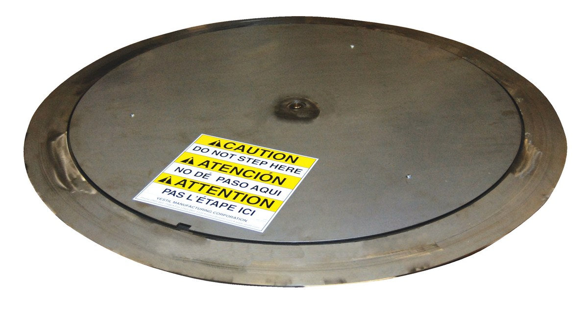 Vestil LP-4000T-39-SS Stainless Steel Thin Spin 47-11/16 in. Diameter 4,000 lb. Capacity Silver