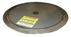 Vestil LP-4000T-39-SS Stainless Steel Thin Spin 47-11/16 in. Diameter 4,000 lb. Capacity Silver