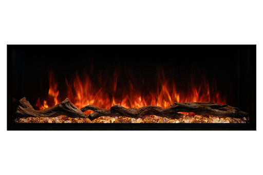 Modern Flames Landscape Pro 94'' Electric Fireplace Wall Mount Studio Suite | White Ready to Paint Modern Flames