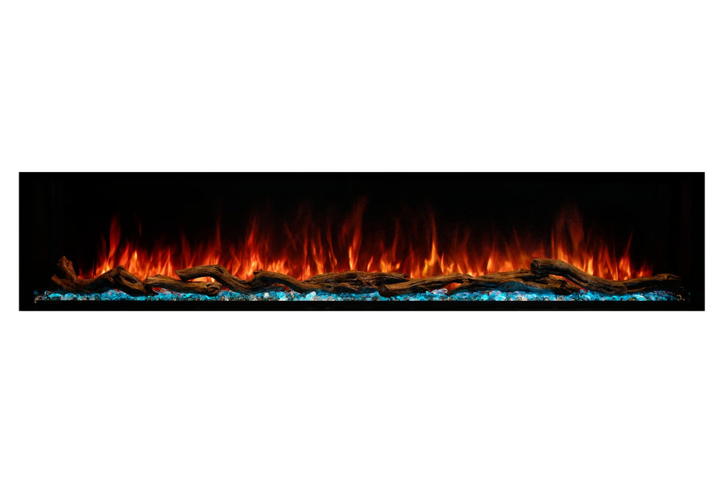 Landscape Pro Multi 80-inch 3-Sided / 2-Sided Built In Electric Fireplace - feature highlight