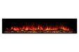 Landscape Pro Multi 80-inch 3-Sided / 2-Sided Built In Electric Fireplace - back view