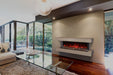Modern Flames Landscape Pro 94'' Studio Suite Wall Mount Mantel Package | Coastal Sand Modern Flames